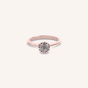 Anello Fantasia Flora Oro rosa - Varengo Gioielli