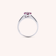 Anello Flora Rubini - Varengo Gioielli