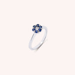 Load image into Gallery viewer, Anello Flora Zaffiri - Varengo Gioielli