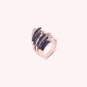 Anello Ilizia Zaffiri Grande - Varengo Gioielli