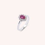 Load image into Gallery viewer, Anello Iris Rubino 5x7 - Varengo Gioielli