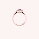 Load image into Gallery viewer, Anello Iris Rubino 5x7 - Varengo Gioielli