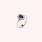 Anello Iris Zaffiro 5x7 - Varengo Gioielli