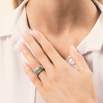 Lade das Bild in die Galerie hoch, Anello Phoese Smeraldi - Varengo Gioielli