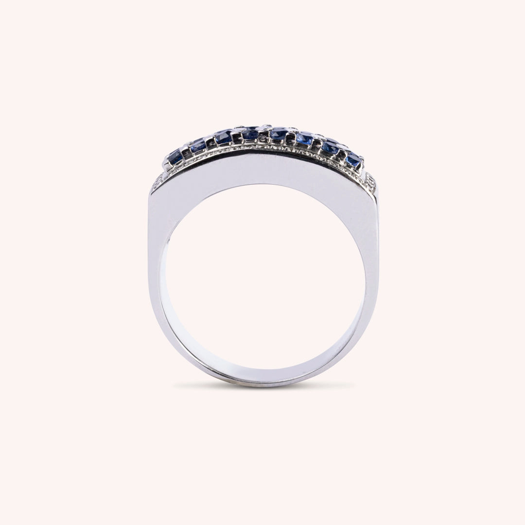 Anello Phoese Zaffiri - Varengo Gioielli