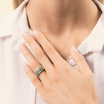 Lade das Bild in die Galerie hoch, Anello Phoese Smeraldi - Varengo Gioielli