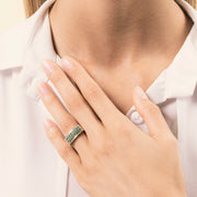 Anello Phoese Smeraldi - Varengo Gioielli