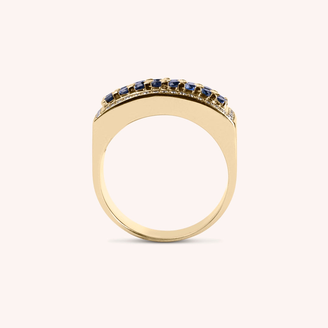 Anello Phoese Zaffiri - Varengo Gioielli
