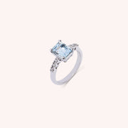Anello Selene Acquamarina - Varengo Gioielli