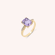 Anello Selene Ametista - Varengo Gioielli