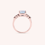 Anello Selene Acquamarina - Varengo Gioielli