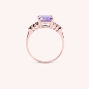 Anello Selene Ametista - Varengo Gioielli