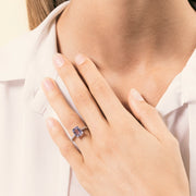 Anello Selene Ametista - Varengo Gioielli