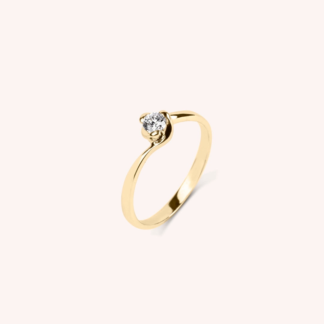 Anello Solitario Apollo - Varengo Gioielli