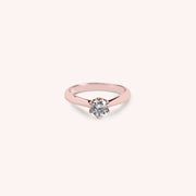 Anello Solitario Ares Oro rosa - Varengo Gioielli