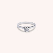 Anello Solitario Clizia Oro bianco - Varengo Gioielli