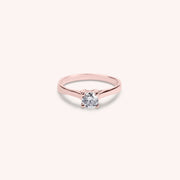 Anello Solitario Clizia Oro rosa - Varengo Gioielli