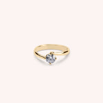 Lade das Bild in die Galerie hoch, Anello Solitario Cloe Oro giallo - Varengo Gioielli