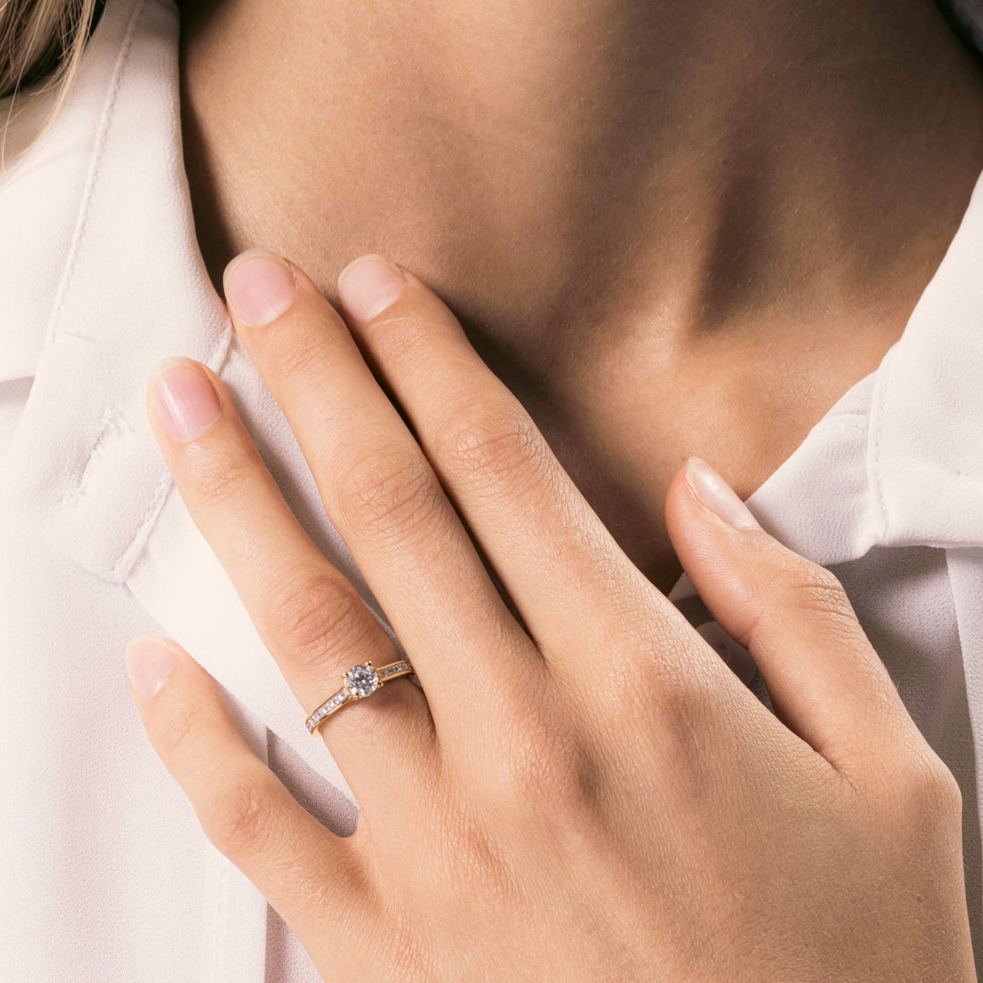 Anello Solitario Dione - Varengo Gioielli