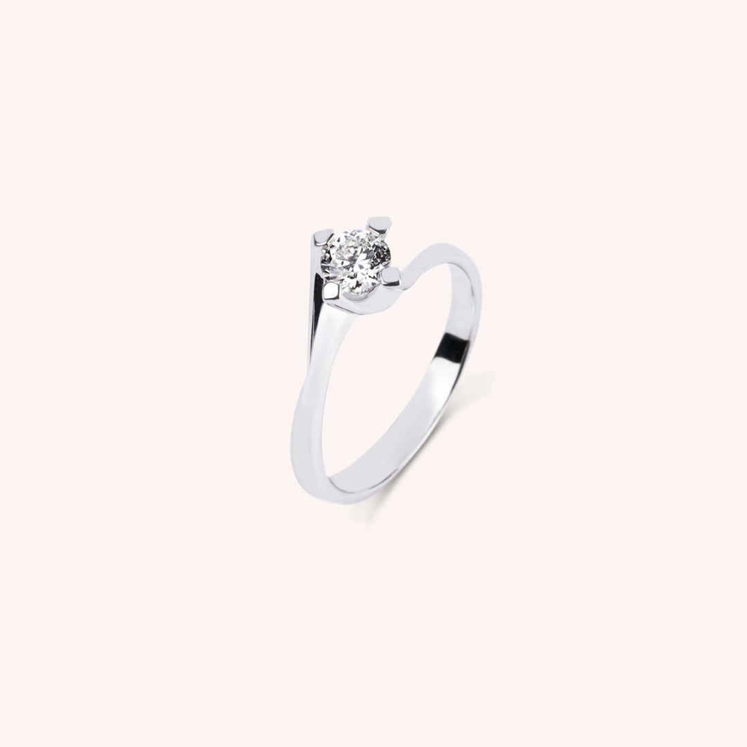 Anello Solitario Euribia - Varengo Gioielli