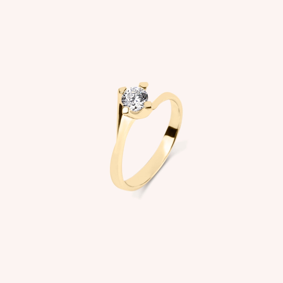 Anello Solitario Euribia - Varengo Gioielli