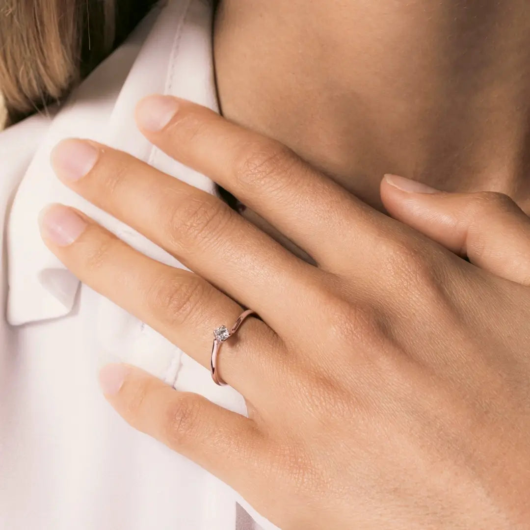 Anello Solitario Iride - Varengo Gioielli
