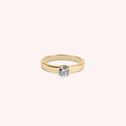 Anello Solitario Teti Oro giallo - Varengo Gioielli