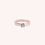 Load image into Gallery viewer, Anello Solitario Teti Oro rosa - Varengo Gioielli