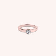 Anello Solitario Teti Oro rosa - Varengo Gioielli