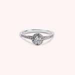 Load image into Gallery viewer, Anello Solitario Vesta Oro bianco - Varengo Gioielli