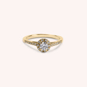 Anello Solitario Vesta Oro giallo - Varengo Gioielli