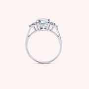 Anello Tiche Acquamarina - Varengo Gioielli