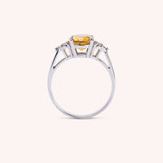 Anello Tiche Citrino - Varengo Gioielli