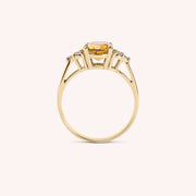 Anello Tiche Citrino - Varengo Gioielli
