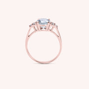 Anello Tiche Acquamarina - Varengo Gioielli