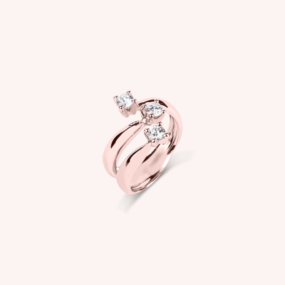 Anello Trilogy Medusa 2 - Varengo Gioielli