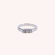 Anello Trilogy Minerva Oro bianco - Varengo Gioielli