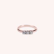 Anello Trilogy Teti Oro rosa - Varengo Gioielli