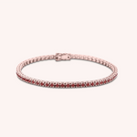 Carica l’immagine nella galleria, Bracciale Afrodite Rubini Oro rosa - Varengo Gioielli