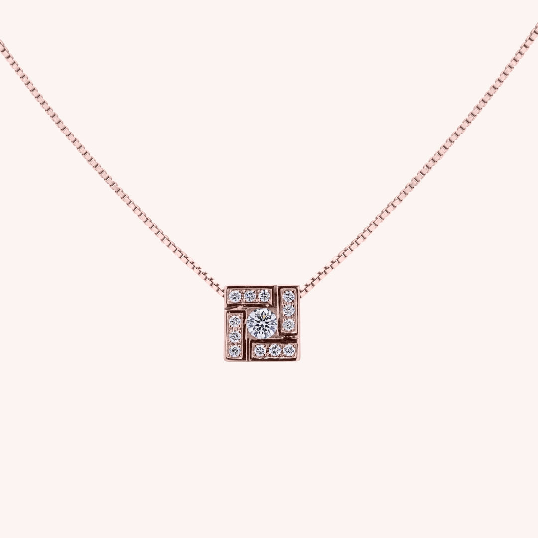 Girocollo Athena Oro rosa - Varengo Gioielli