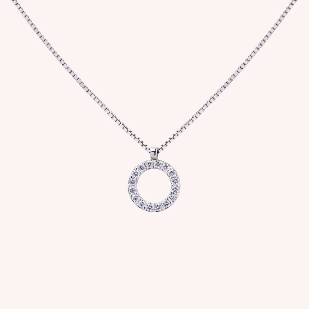 Girocollo Aura Oro bianco - Varengo Gioielli