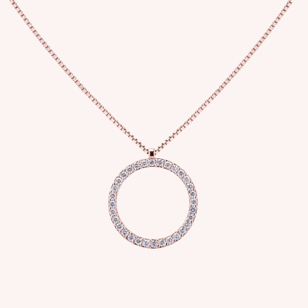 Girocollo Aura 2 Oro rosa - Varengo Gioielli