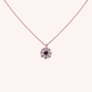 Girocollo Clio Rubino Oro rosa - Varengo Gioielli