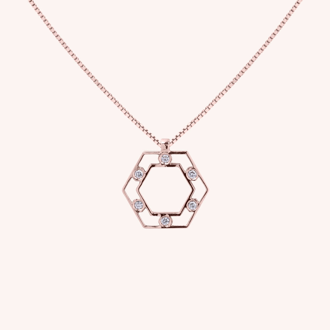 Girocollo Cora Oro rosa - Varengo Gioielli