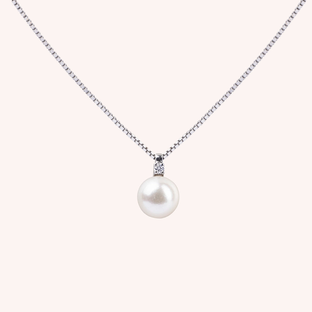 Girocollo Venere Oro bianco - Varengo Gioielli