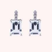 Orecchini Selene Acquamarine Oro bianco - Varengo Gioielli