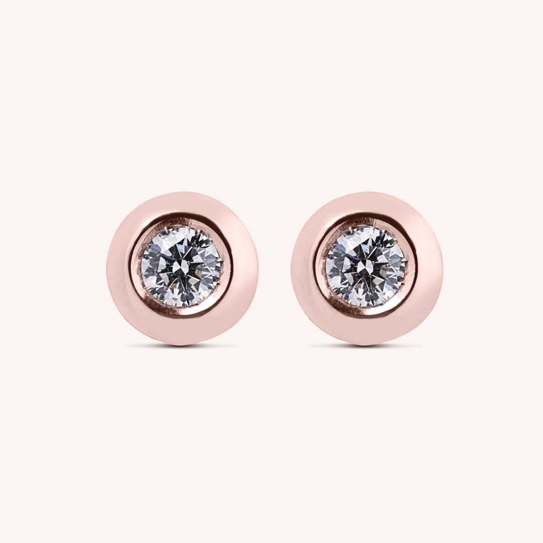 Orecchini Gea Oro rosa - Varengo Gioielli