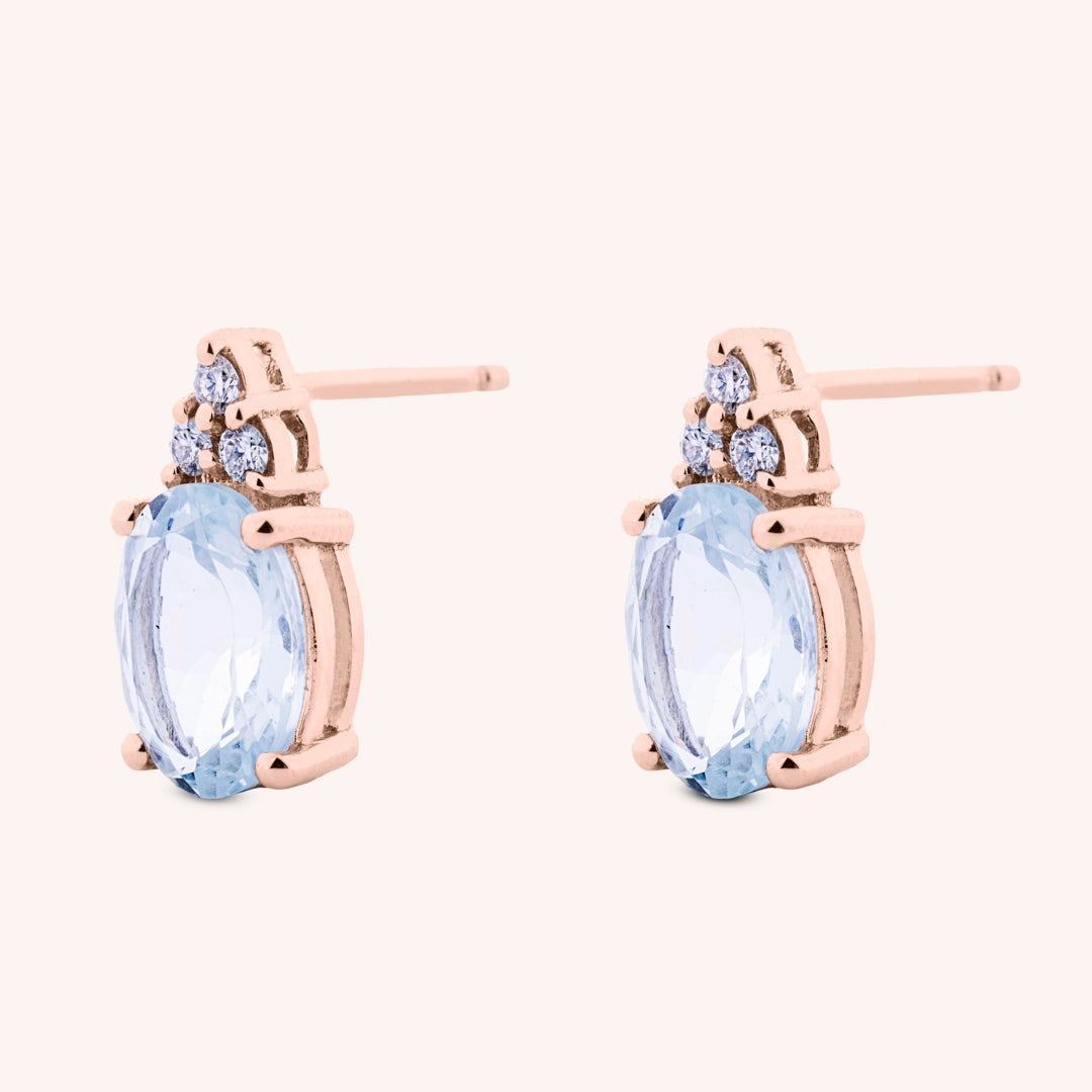Orecchini Tiche Acquamarine - Varengo Gioielli